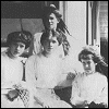 Olga, Tatiana, Maria and Anastasia, summer 1913 on the Standart